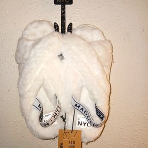 Brand new NYC Madden slipper sandals.
